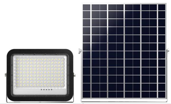 Outdoor Solar LED Flood Light 300W Outdoor Solar Security Lights Remote Control