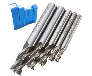 China HSS CNC Straight Shank 4 Flute End Mill Milling / Fully Ground Cutting Drill Bit factory