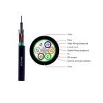 96 Core G652D Fiber Optic Cable Cord With PE Sheath Steel Wire GYTS