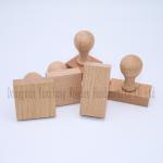 Wooden Stamp Wood Round Handle, Wooden Knobs Stamp Mounts Drawer Pulls for Stamp