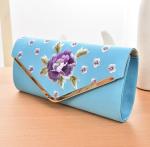 Women's floral embroidery evening bag clutch bag handbag retro national wind