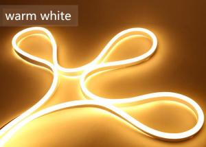 China Warm White LED Neon Flex Strip 2.77cm Cuttable Length Anti Aging Jacket factory