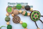 Amigurumi funny toy Nursing necklace Breastfeeding necklace teething toy