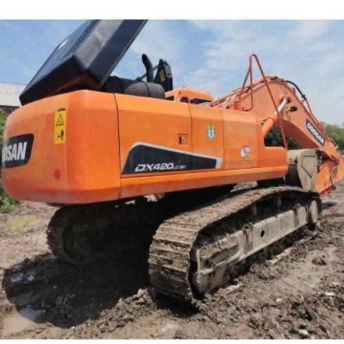 Doosan Dx420LC-9 Second-Hand Excavator Good Condition and Machine Weight of
