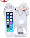 Rabbit Silicone Iphone 4 4S 5 5S Cases Multi Color Gift Box Provided