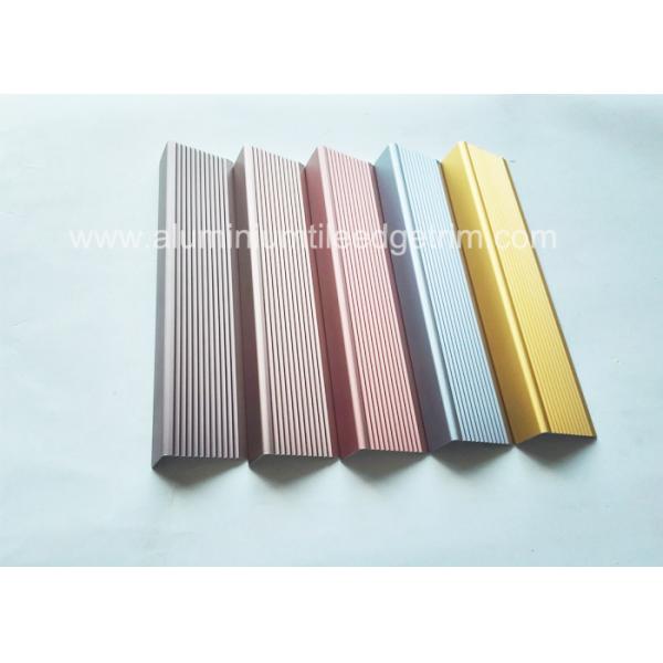 different anodized color aluminium stair nosing profile