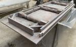 Modern Design Walnut Slab Kitchen Restaurant Dining Wood Chair and Event Table