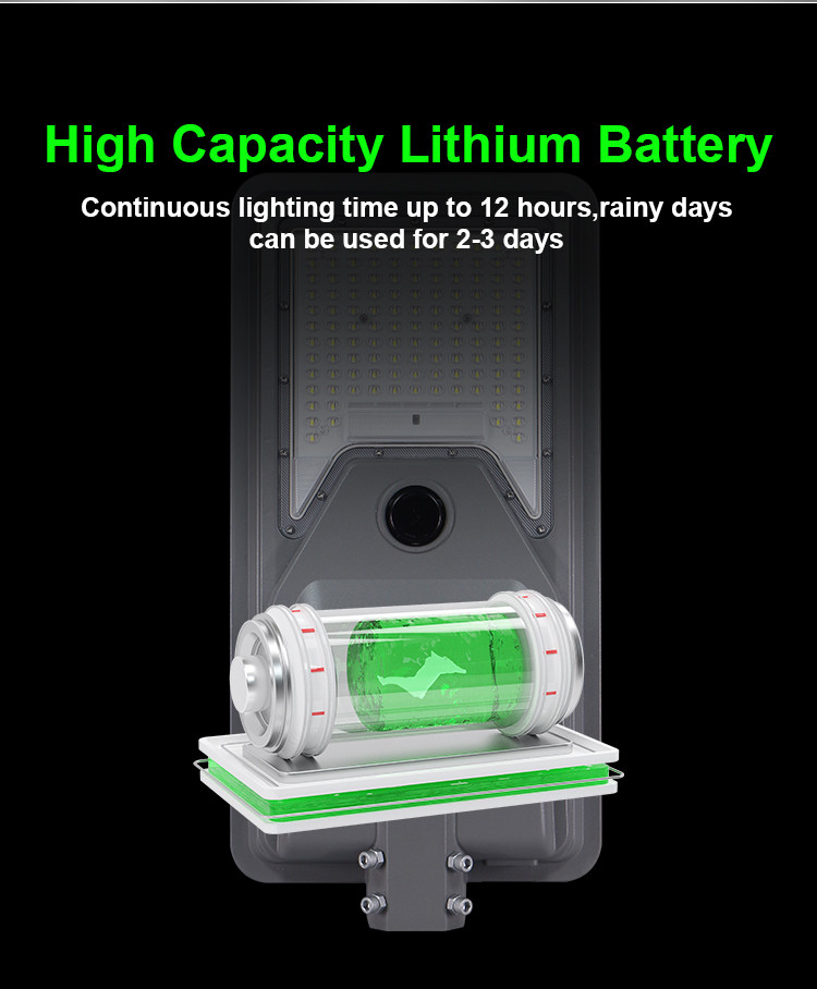 KCD Durable Body Outdoor Highway Pathway Waterproof IP65 400W 500W All In One Solar Street Lights Solar Induction