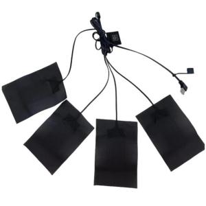 China Clothes Heating Pads 4pcs In One 10x15cm With One Switch Button factory
