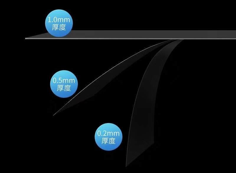Single Side Frosted Color PVC Plastic Sheet Thickness 0.3mm - 1.0mm