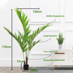 Soft Artificial Potted Floor Plants Kenita Pot For Home Decor Uv Resistant
