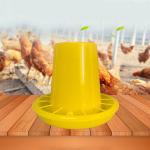 6KG 10KG 15KG Poultry Bucket Feeder Chicken Feeding Line Parts PVC