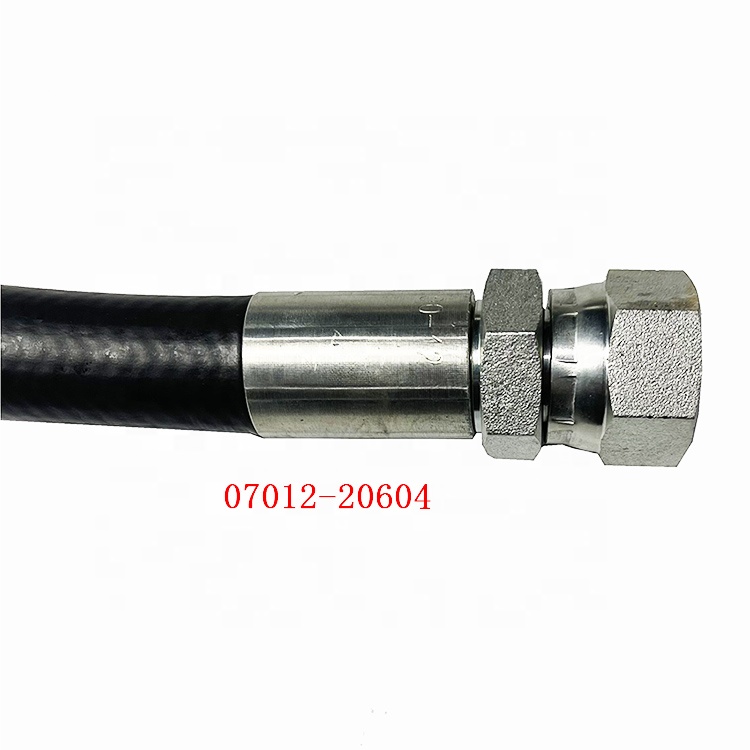 Construction Works Excavator Engine Spare Parts 07012-20604 High Pressure Tubing