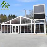 Luxury Style Outdoor 30x50 Frame Tent PVC Wall With Lining Decoration