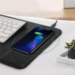 MOUSE PAD WIRELESS CHARGER New PU Leather Qi universal Wireless Charging Pad