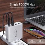 Essager 2021 Earl High-quality Essager 48W PD Charger 4 Port Wall Charger QC3.0