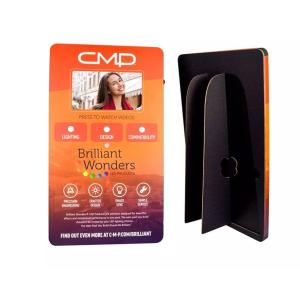 China battery powered LCD video player,7 inch video shelf talker display with video play loop function on sale