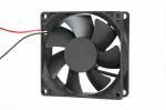 80Mm X 80mm X 25mm air cooler dc axial fan 12V ball bearing with CE ROHS