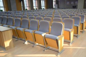 China Walnut Movie Theater Seats Foam Density Church Theater Chair factory