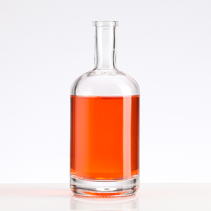 Clear 250ml Glass Bottle for Clients' Specific Requirements and Bourbon Whiskey