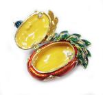 Fashion peacock shaped metal jewelry boxes peacock trinket box jewelry packing
