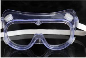 China White Black Medical Safety Goggles With CE Certification Dust Prevention factory