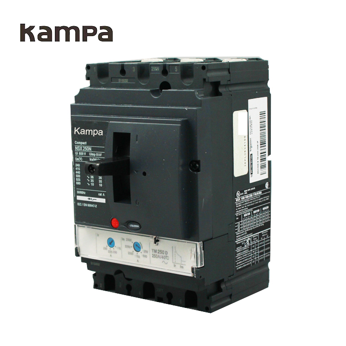 LV431110 NSX circuit breaker Compact NSX250B - TMD - 250A - 3 poles 3d