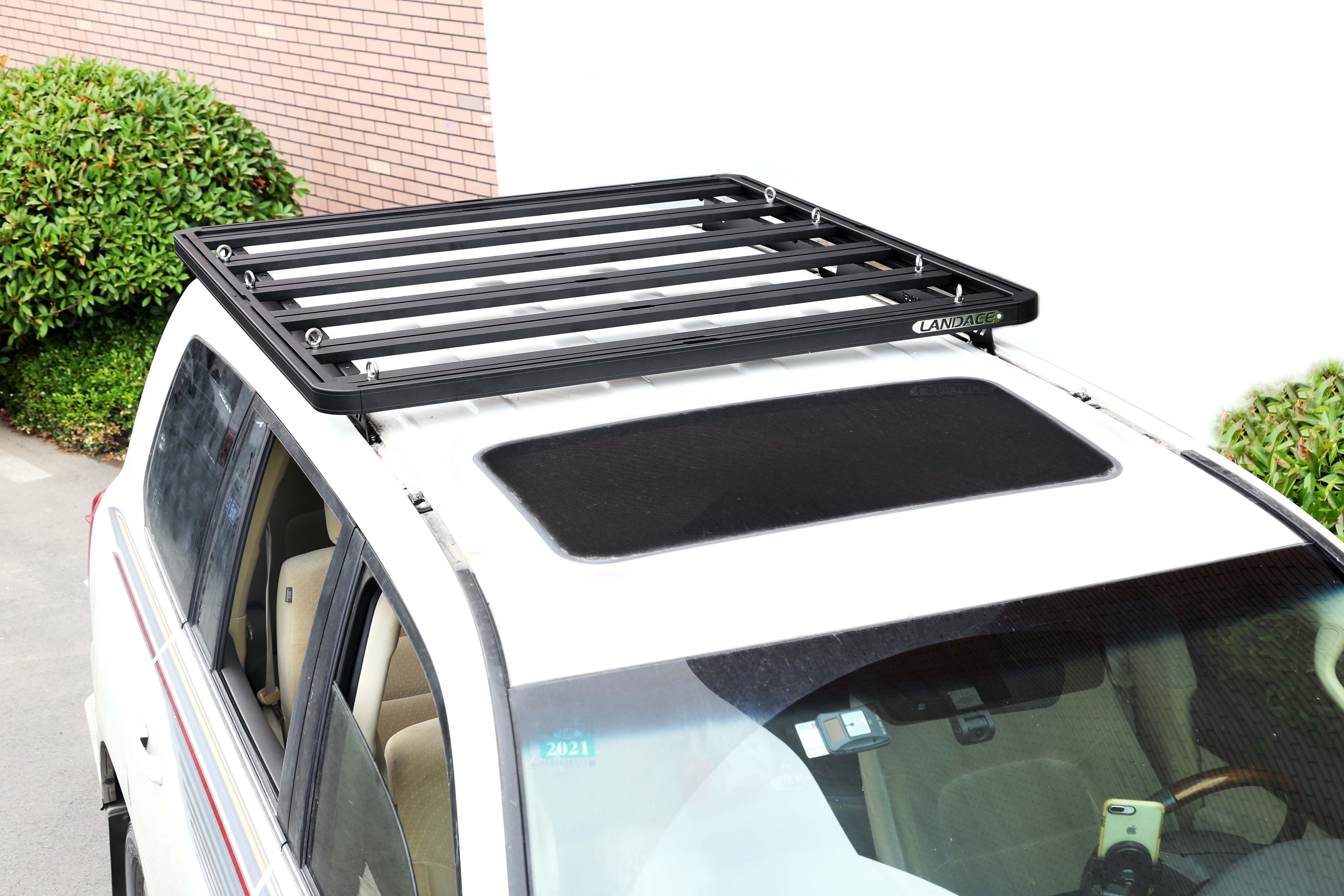Aluminium Alloy Car Roof Rack Heavy Duty Steel Luggage Cargo Basket Easy Installation