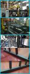 Customized Black Zinc Steel Metal Garrison Fence Panels Maintenance Free