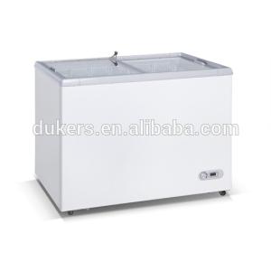 210L Chest Deep Freezer , Commercial Fridge Freezer CE Certificated