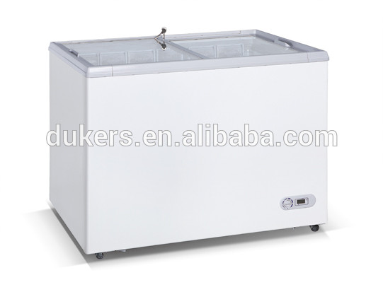 China 210L Chest Deep Freezer , Commercial Fridge Freezer CE Certificated factory