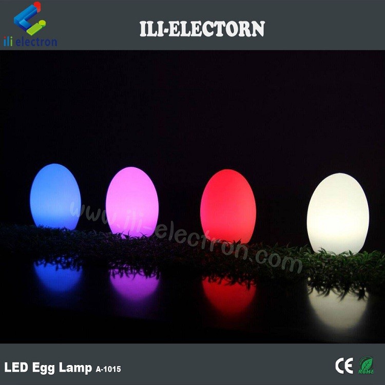 plastic egg lamp /illuminated table lamp /led lighted egg lamp