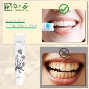 China 100% Herbal Toothpaste Dandelion Soothes Gums Anti Inflammatory Fresh Breath factory