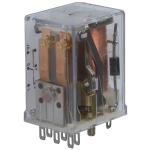 R10S-E1Y4-J1.0K General Purpose Relays 4PDT 4 Form C 12VDC Socketable