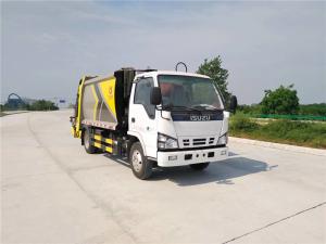 China 4X2 ISUZU 600P 6000 LITERS LEFT HAND DRVIE GARBAGE TRUCK factory