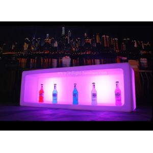 Battery Powered Light Bar Cubes , Large Glow Illuminated Bottle Display