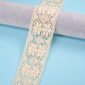 China 1/2 Inch Crochet Lace Ribbon Wedding Decor Package Sewing Cotton Lace Trim factory