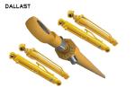 HSG Series Agricultural Hydraulic Cylinders , Double Acting Hydraulic Ram for