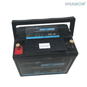 China Deep Cycle 12V Rechargeable Battery Pack , Lithium Li Ion LiFePO4 Battery Power Bank 30Ah factory
