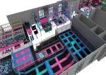 Free Jump Big Trampoline Park Play Ground Sky Stepper Ninja Course