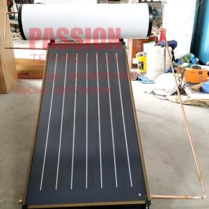 China 200L Pressure Flat Plate Solar Water Heater 2m2 Flat Panel Solar Collector factory