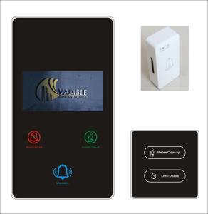 China MUR Acrylic Hotel Room Name Plate 220V Hotel Doorplate Switch factory