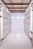 China 4 Comparts 1 Column Employee Storage Lockers Blue / White Door Flame Retardant factory