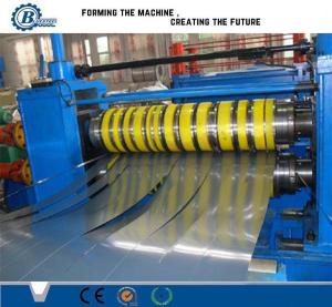 China Hydraulic Aluminum Steel Coil Slitting Line , Rolled Sheet Metal Slitting Machine factory