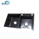 Double Bowl Topmount Kitchen Sink SUS201 304 Stainless Steel Kitchen Sink For