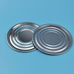 Silver 83mm Tinplate Paper Tube Round Can Bottom