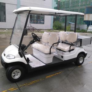China AC System 4 Seater Electric Golf Cart Utility Vehicle Service Cargo Carts factory