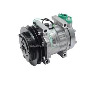 China High Guarantee SK350-8 Excavator Air Compressor SD7H13 R134a AC Compressor Star zebra Guarantee for Machinery Repair Shops on sale