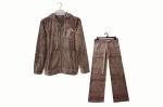 Velour Fashionable Jogging Suits Womens 80% Cotton 20% Polyester
