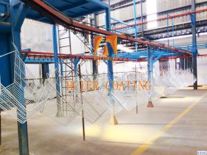 China Grid spraying production line factory